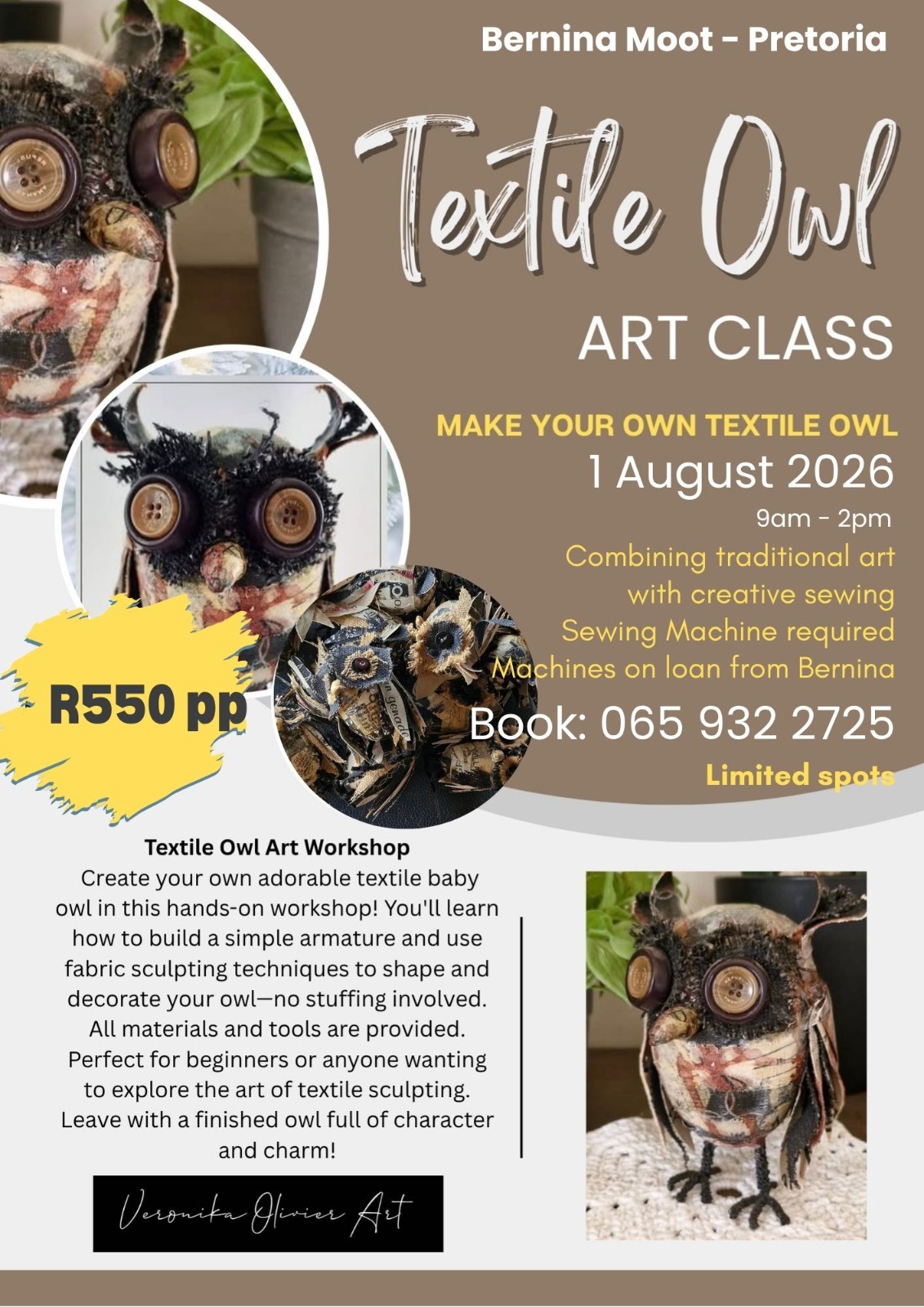 Textile Owl class special